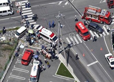 5 کشته و زخمی در پی تصادف کامیون با عابران پیاده در توکیو